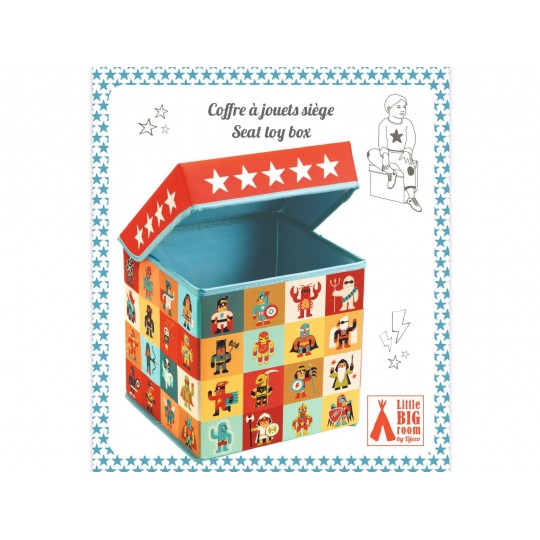 Coffre à jouets siège Stars - Djeco Djeco - 3