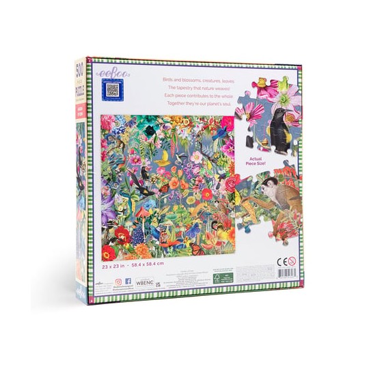 Puzzle 500 pcs Garden of eden - Eeboo Eeboo - 5