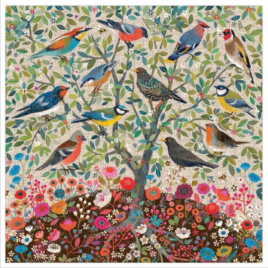 Puzzle 1000 pcs A songbirds Tree - Eeboo Eeboo - 3