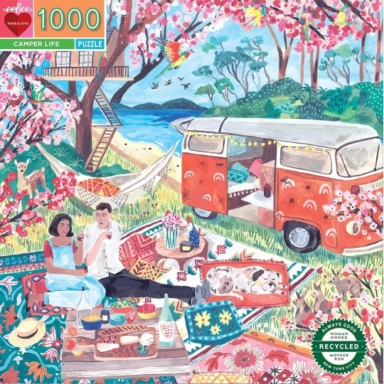 Puzzle 1000 pcs Camper Life - Eeboo Eeboo - 5