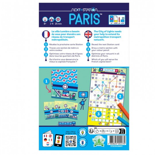 Next Station Paris Blue Orange Games - 2