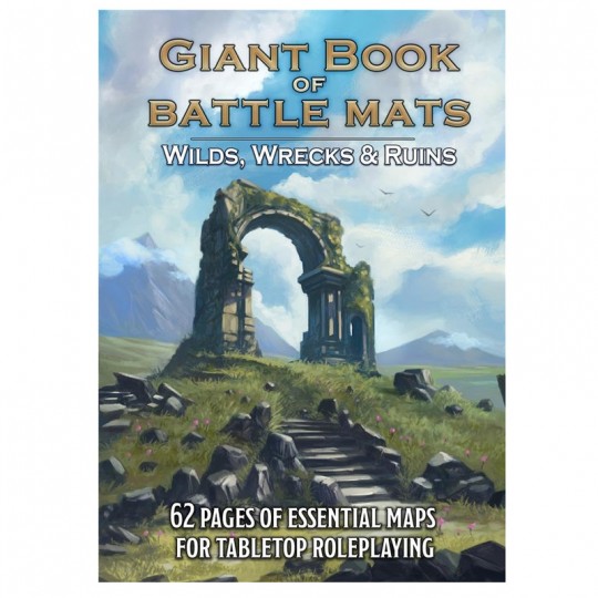 Livre plateau de jeu :Giant  Book of Battle Mats Wilds, Wreck & Ruins (format A3) Loke Battle Mats - 1