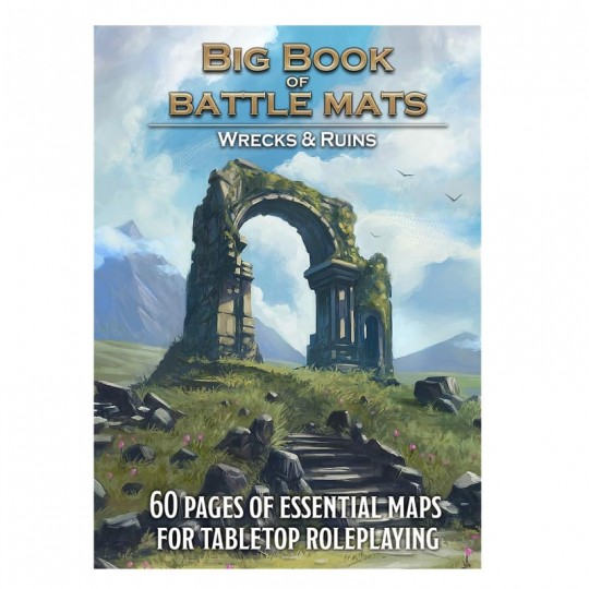 Livre plateau de jeu : Big Book of Battle Mats Wilds, Wreck & Ruins Loke Battle Mats - 1