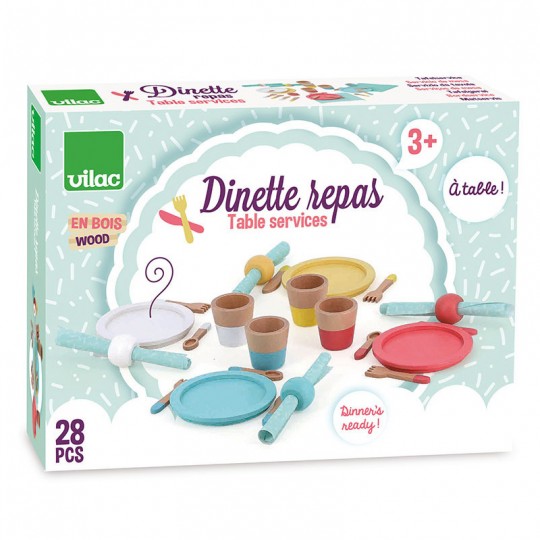 Dinette repas en bois - Vilac Vilac - 2