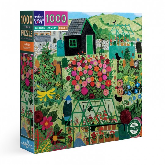 Puzzle 1000 pcs Garden Harvest - Eeboo Eeboo - 1