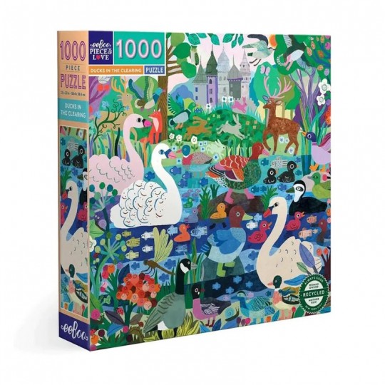 Puzzle 1000 pcs Ducks In The Clearing - Eeboo Eeboo - 1