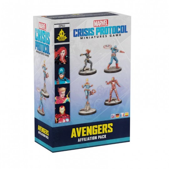 Marvel Crisis Protocol : Avengers Affiliation Pack Atomic Mass Games - 1