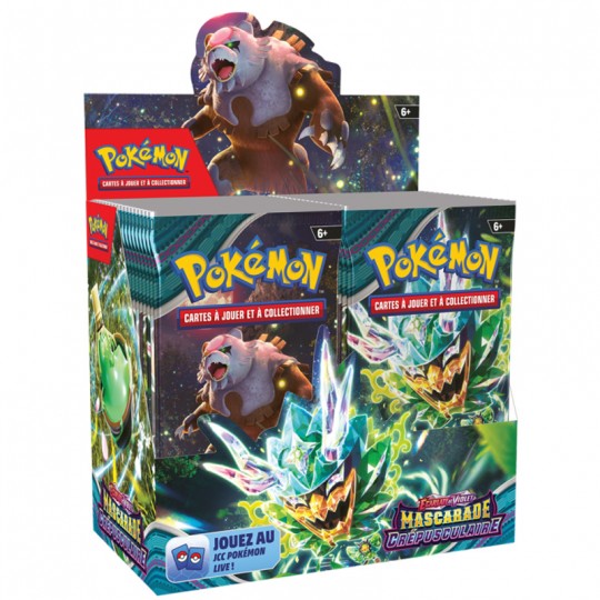 Pokémon : Display 36 Boosters EV06 Mascarade Crépusculaire Pokémon - 1