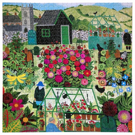 Puzzle 1000 pcs Garden Harvest - Eeboo Eeboo - 2