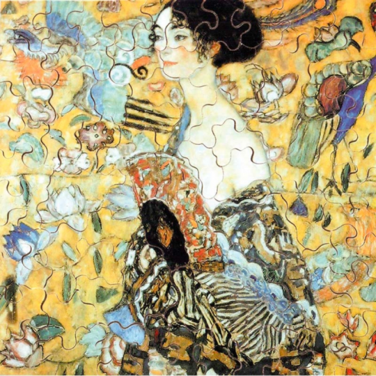 Puzzle 1000 pcs Klimt : Dame à L'éventail - Piatnik Piatnik - 5