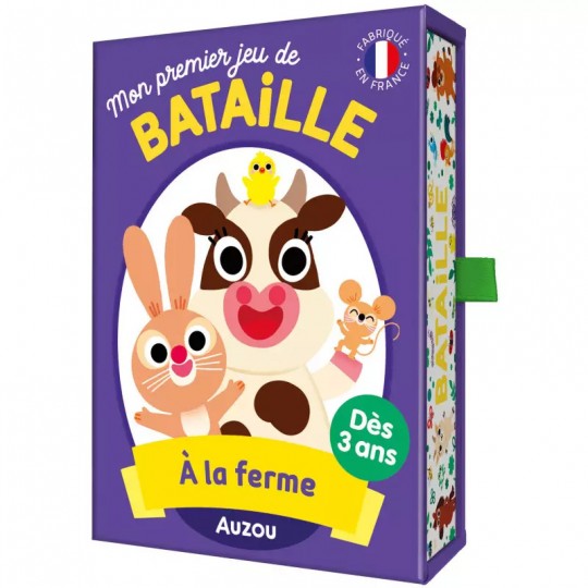 Mon premier jeu de bataille À la ferme - Auzou Auzou - 1