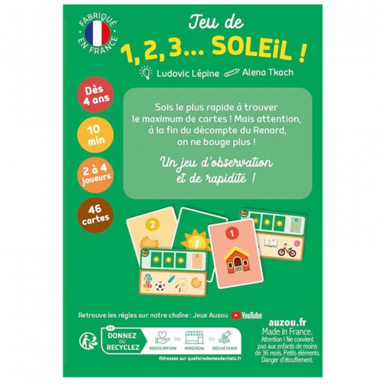 Mon Premier Jeu de 1, 2, 3 Soleil - Auzou Auzou - 2