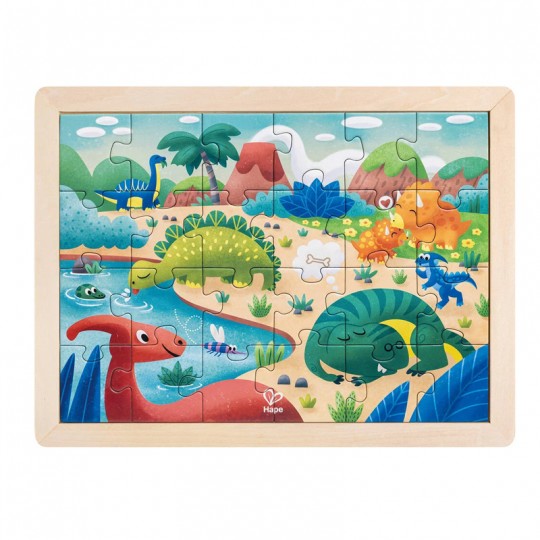 Puzzle 24 pcs Dinosaures 2 en 1 - Hape Hape - 2