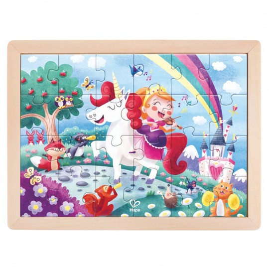 Puzzle 24 pcs Licorne 2 en 1 - Hape Hape - 2