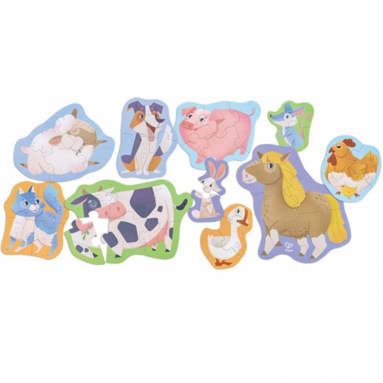 Puzzle Les Animaux de la Ferme - Hape Hape - 1