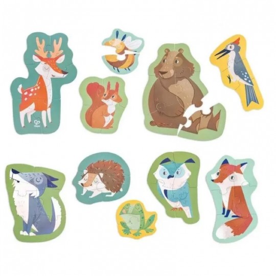 Puzzle Les Animaux de la Forêt - Hape Hape - 1