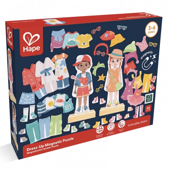 Dress-Up Magnetic Puzzle 68 pcs - Hape Hape - 1