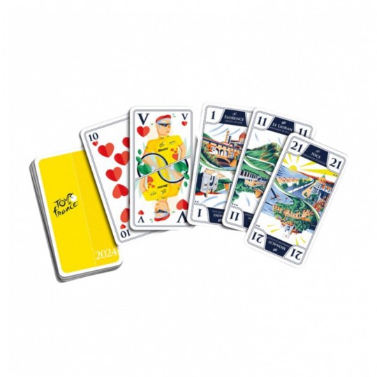 Jeu de Tarot 78 cartes Tour de France 2024 Studio Stratosphères - 1