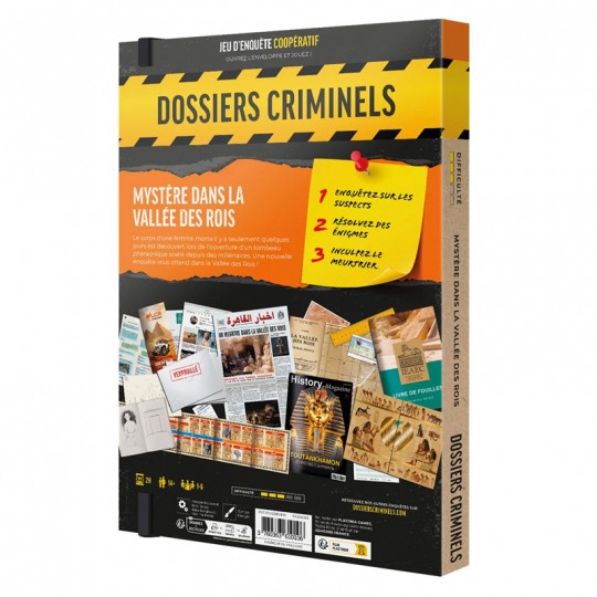 Dossiers Criminels Mystère Dans La Vallée Des Rois Platonia Games - 2