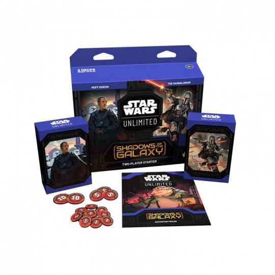 Star Wars Unlimited : Ombres de la Galaxie - Kit de Démarrage 2 joueurs Fantasy Flight Games - 1