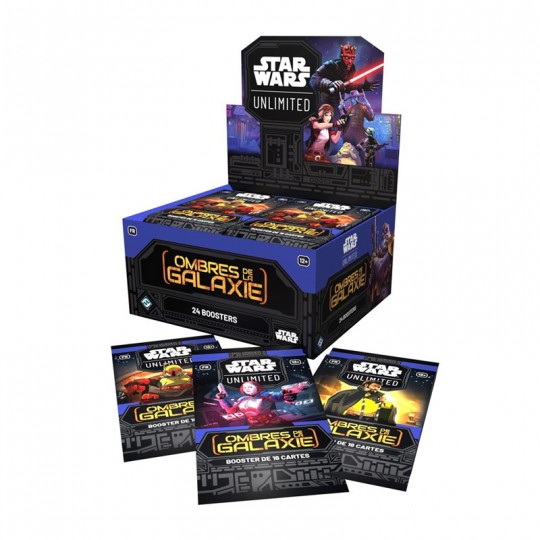 Star Wars Unlimited : Ombres de la Galaxie - Boite de 24 Boosters Fantasy Flight Games - 1