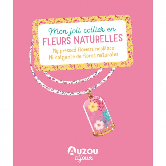 Mon superbe bijou : Mon joli collier en fleurs naturelles - Auzou Auzou - 2