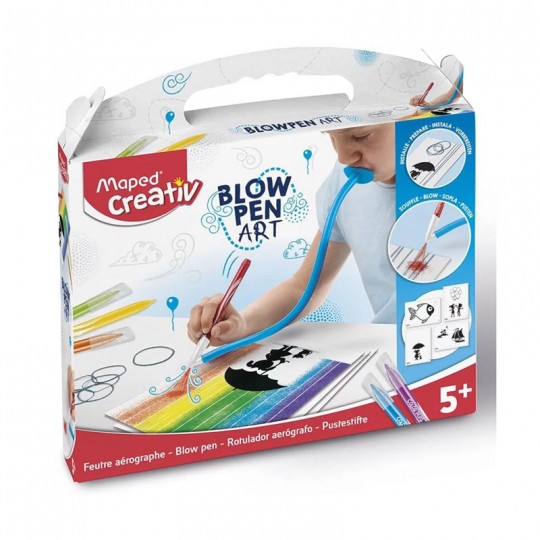 Kit feutre aérographe BLOW PEN Fil'Art 22 pcs - Maped Creativ Maped - 2