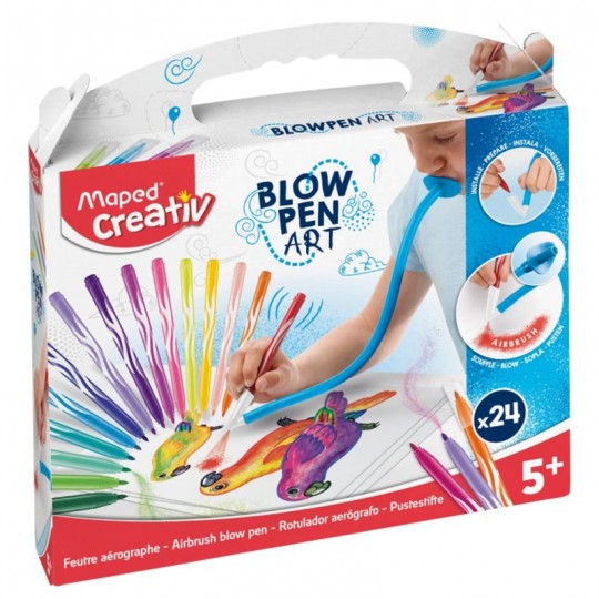 Kit feutre aérographe BLOW PEN Pop'Art 32 pcs - Maped Creativ Maped - 2