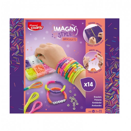 Kit bijoux bracelet NEON Imagin'Style - Maped Creativ Maped - 1