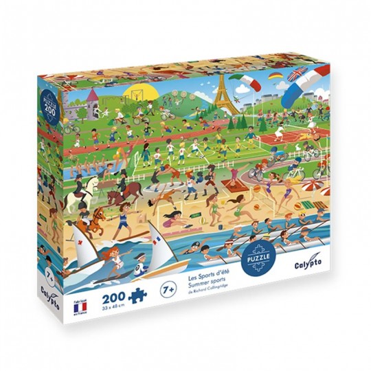 Puzzle 200 pcs Les Sports d'Eté - Calypto SentoSphère - 1