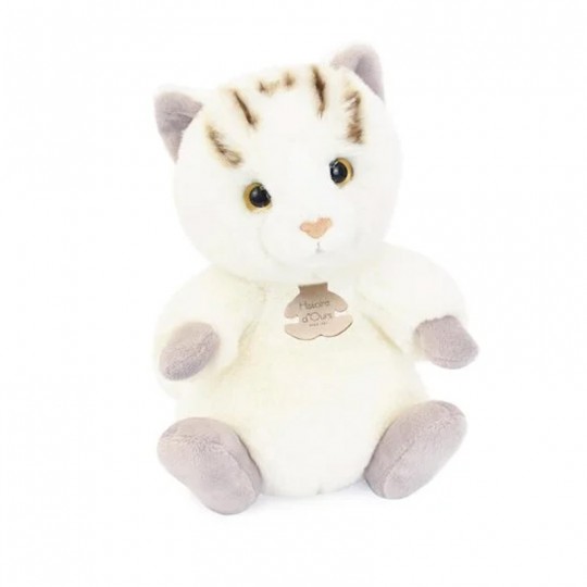 Doux Stretch : Peluche chat assis 20 cm - Histoire d'Ours Histoire d'Ours - 1