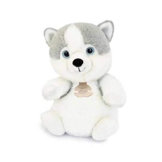 Doux Stretch : Peluche husky assis 20 cm - Histoire d'Ours Histoire d'Ours - 1