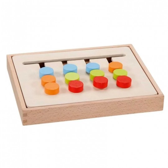 Tableau assortir les couleurs, coffret bois - Goki Goki - 1