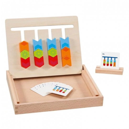 Tableau assortir les couleurs, coffret bois - Goki Goki - 2