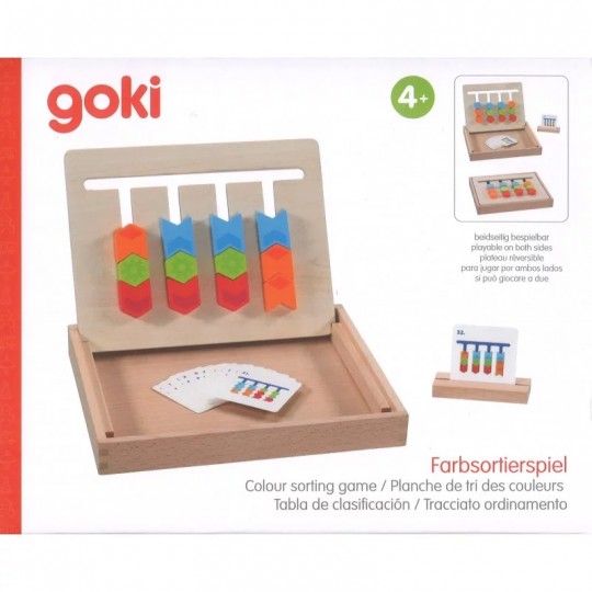 Tableau assortir les couleurs, coffret bois - Goki Goki - 3