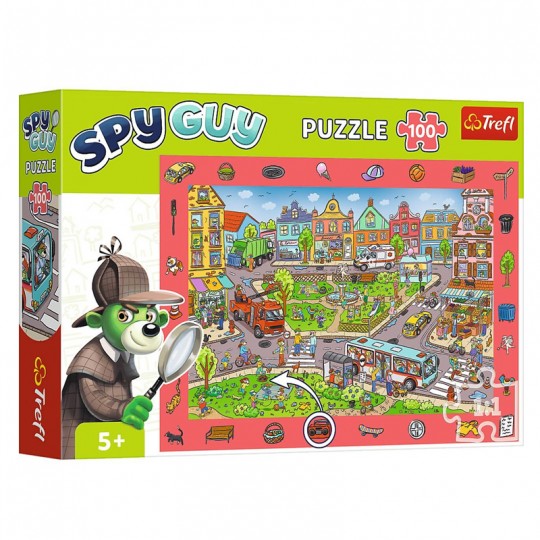 Puzzle 100 pcs Spy Guy : La Ville - Trefl TREFL SA - 1