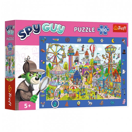 Puzzle 100 pcs Spy Guy : Parc d'attraction - Trefl TREFL SA - 1