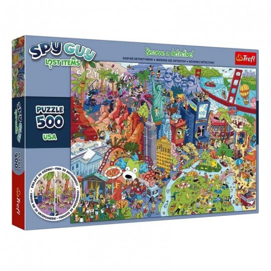 Puzzle 500 pcs Spy Guy : USA - Trefl TREFL SA - 1