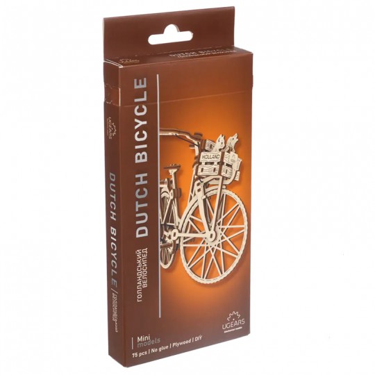 Bicyclette hollandaise Puzzle 3D en bois - Ugears UGEARS - 1