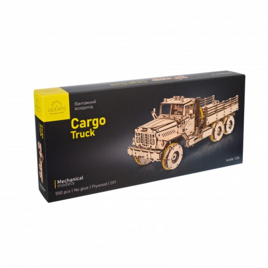 Camion de marchandise Puzzle 3D en bois - Ugears UGEARS - 1