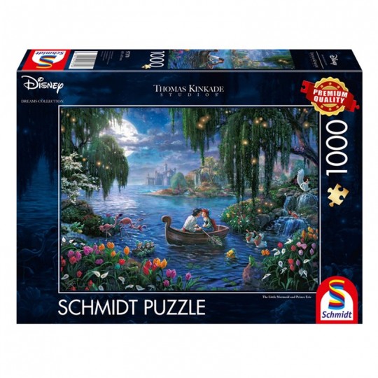 Puzzle 1000 pcs Disney, La Petite Sirène et le Prince Eric - Schmidt Schmidt - 1