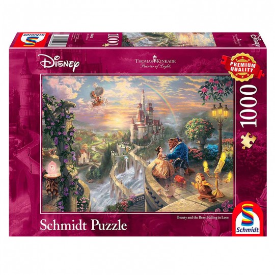 Puzzle 1000 pcs Disney, La belle et la Bête - Schmidt Schmidt - 1