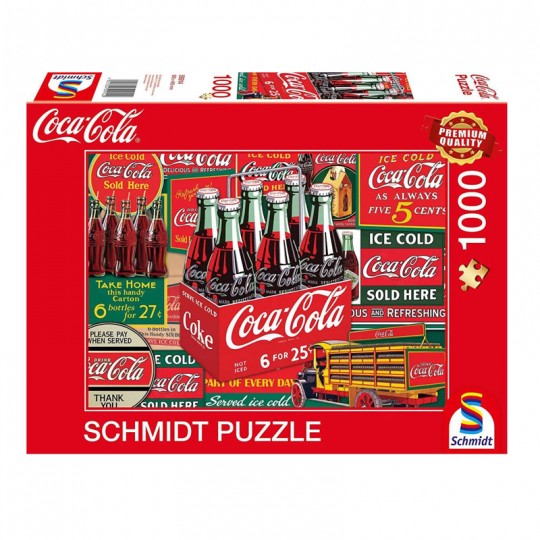 Puzzle 1000 pcs Coca-Cola classique - Schmidt Schmidt - 1