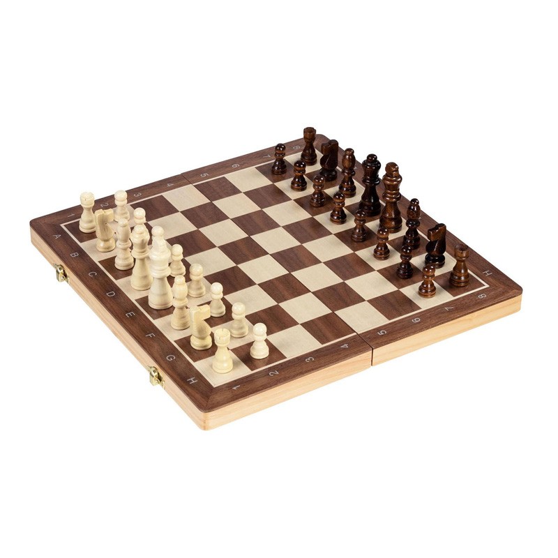 Boite de Dames/échecs, jeu 2 en 1, magnétique - Goki