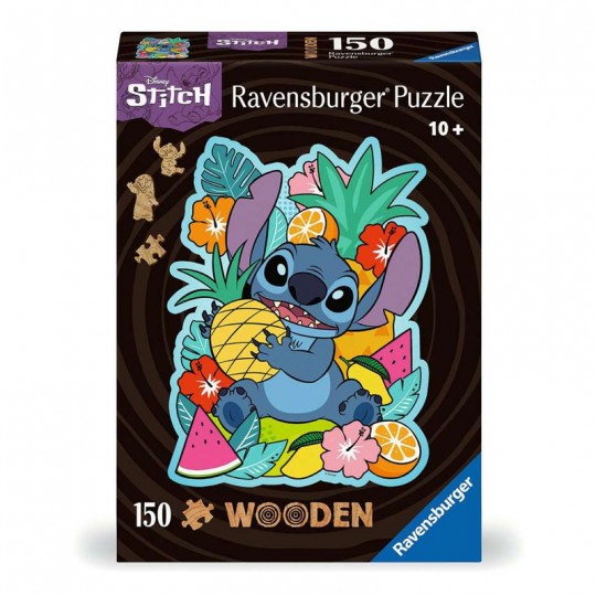 Puzzle en bois Forme 150 pcs Disney Stitch - Ravensburger Ravensburger - 1