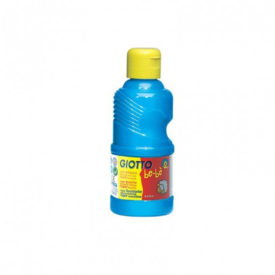 Flacon Gouache 250ml Giotto Be-bè Cyan Giotto - 1