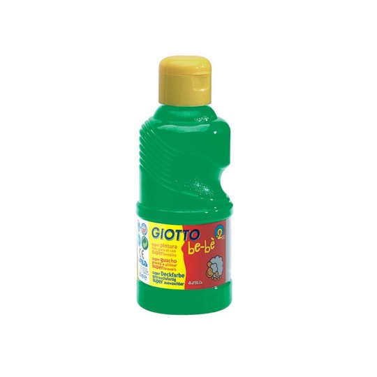 Flacon Gouache 250ml Giotto Be-bè Vert Giotto - 1