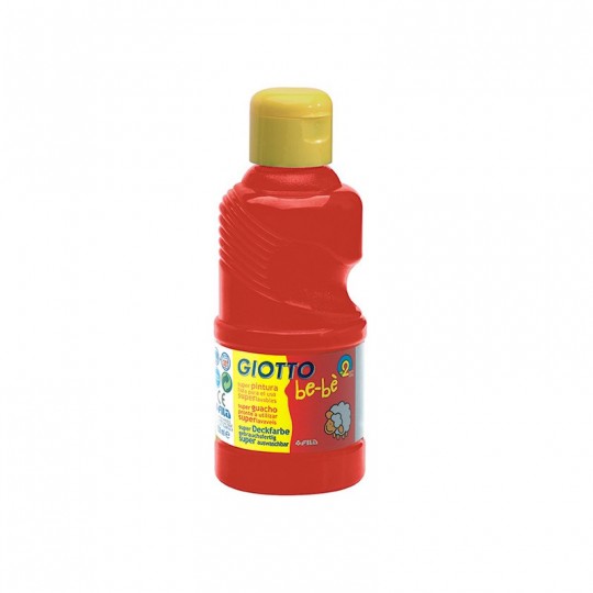 Flacon Gouache 250ml Giotto Be-bè Rouge Giotto - 1