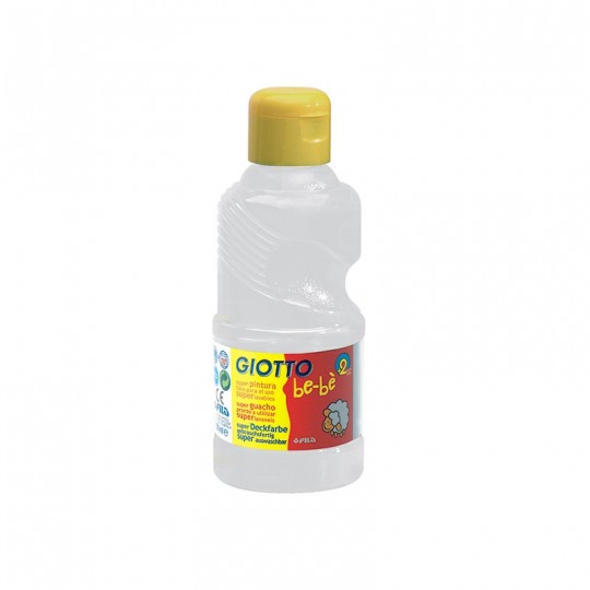 Flacon Gouache 250ml Giotto Be-bè Blanc Giotto - 1