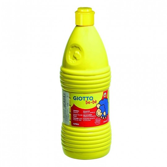 Bouteille 1000 ml Gouache Giotto Be-bè Jaune Giotto - 1